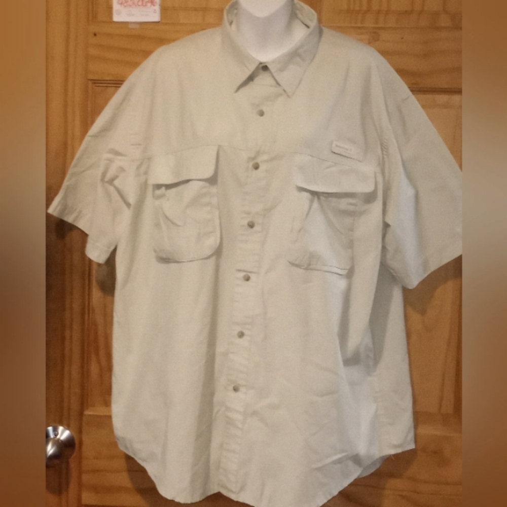 Timberland Turbo Dry Fishing Shirt 54"WX31 Cotton/Polyester Blend Good Shape
